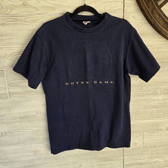 Vintage Notre Dame Apparel Sales Company ASC Mens SZ M 90s SS USA - Picture 1 of 6